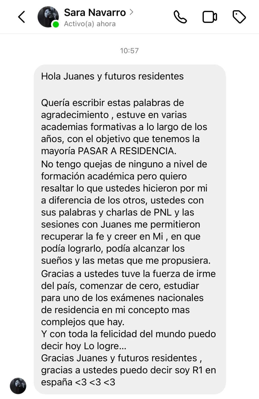 Testimonio destacado Futuro Residente